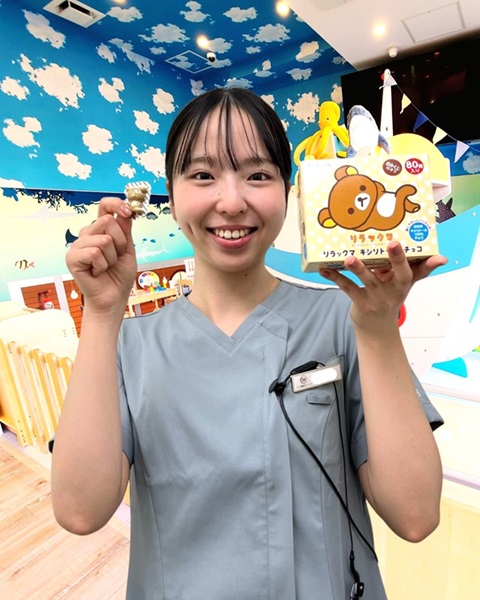歯医者で楽しむバレンタイン！ノンシュガーチョコをプレゼント